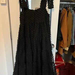 Sister Jane Black Pom Pom Dress